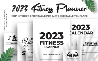 2023 Fitness Planner KDP Interior