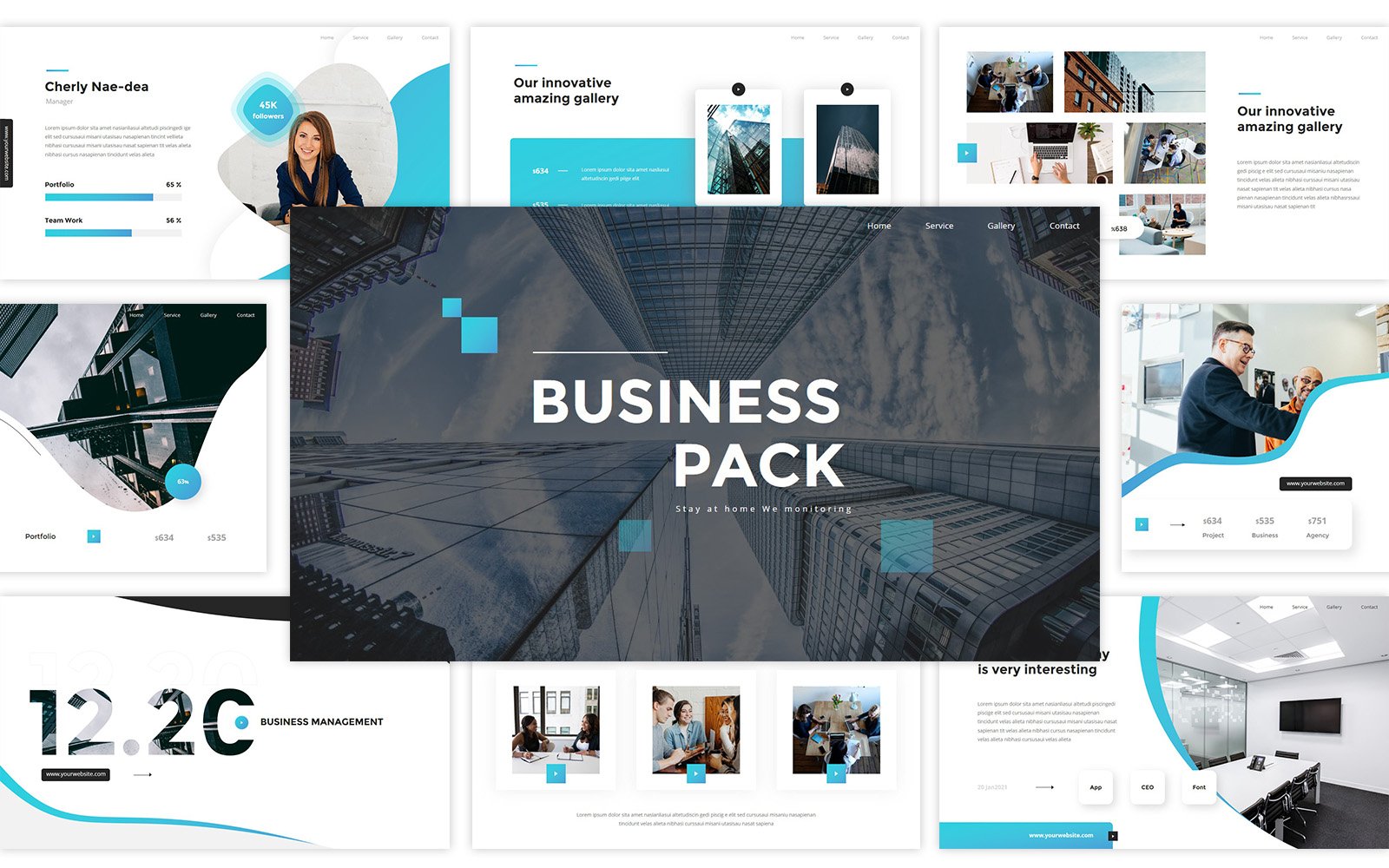 Template #272961 Box Business Webdesign Template - Logo template Preview