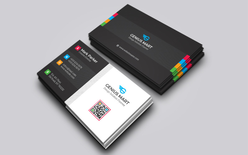 Corporate Business Card Template 129 Corporate Identity