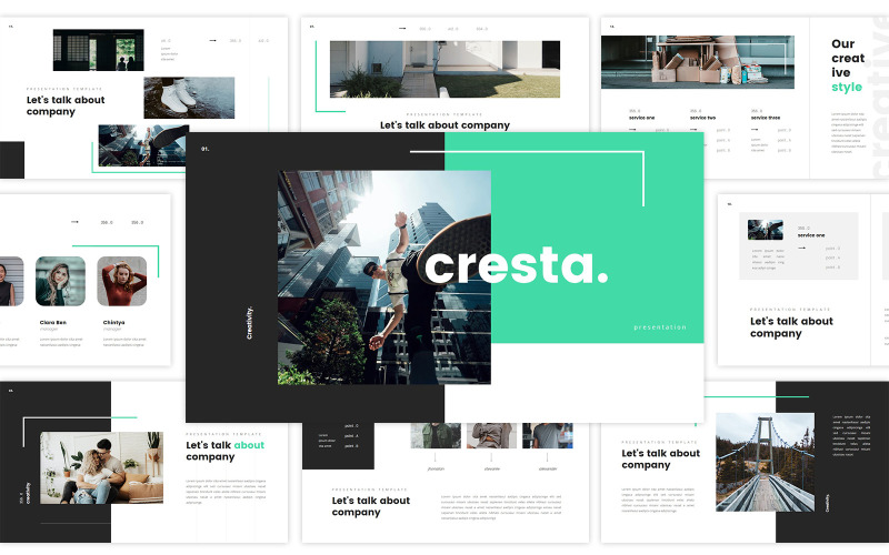 Cresta – Creative Keynote Keynote Template