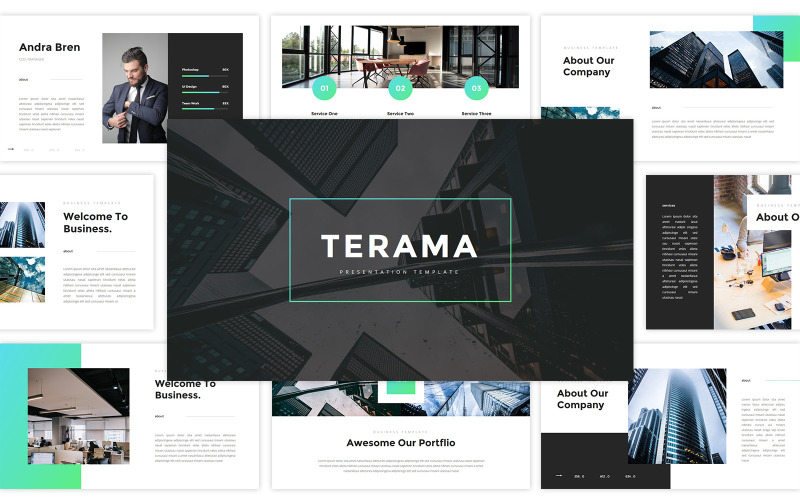 Terama – Business Keynote Keynote Template
