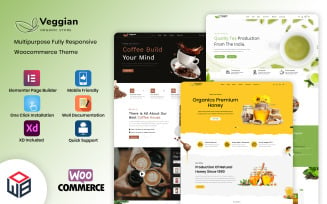 Veggian - Herbal Tea, Coffee & Honey Multipurpose WooCommerce Template