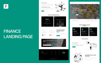 Finance Landing Page Template