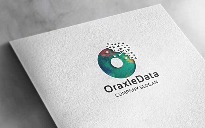 Orexle Data Letter O Logo Logo Template