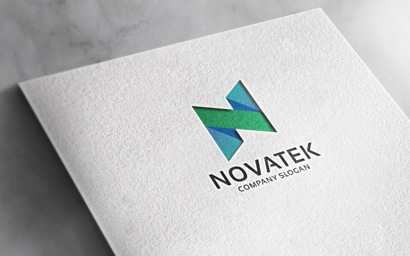 Professional Novatek Letter N Logo Logo Template