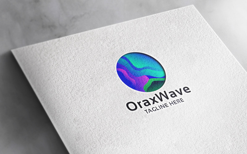 Professional Orax Wave Letter O Logo Logo Template