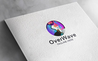 Professional Over Wave Letter O Logo