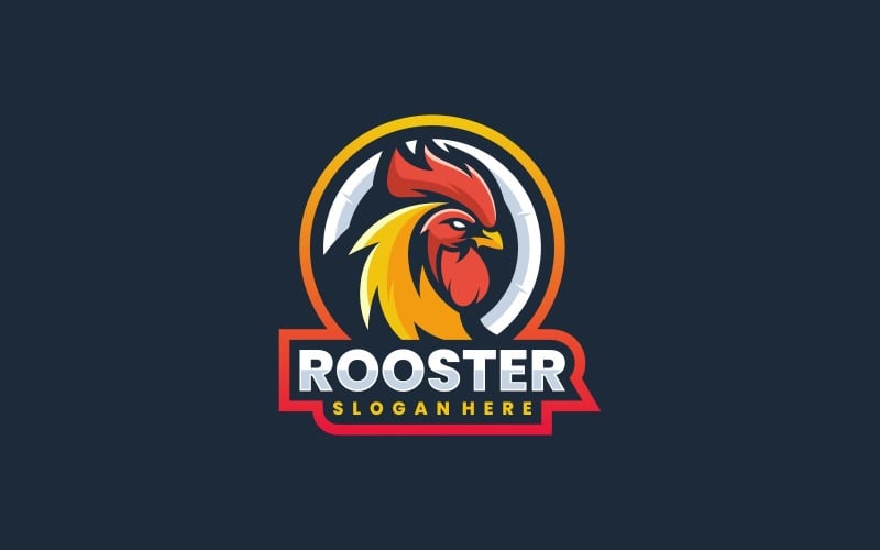 Rooster E-Sports and Sports Logo Logo Template