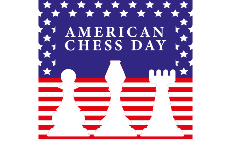 American Chess Day Design Template 02 Social Media