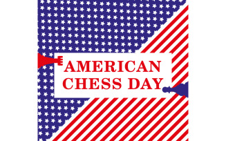 American Chess Day Design Template 04