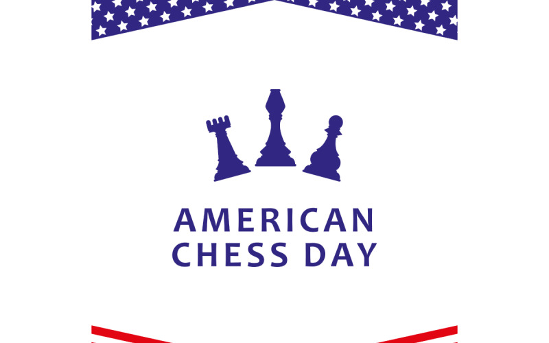 American Chess Day Design Template 05 Social Media