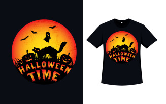 Halloween Retro T-shirt Spooky Design