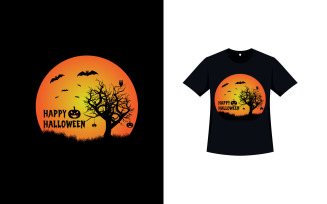 Happy Halloween T-shirt Vector Design