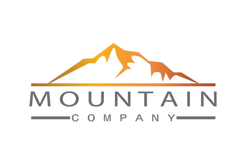 Mountain Logo Vector Template 2 Logo Template