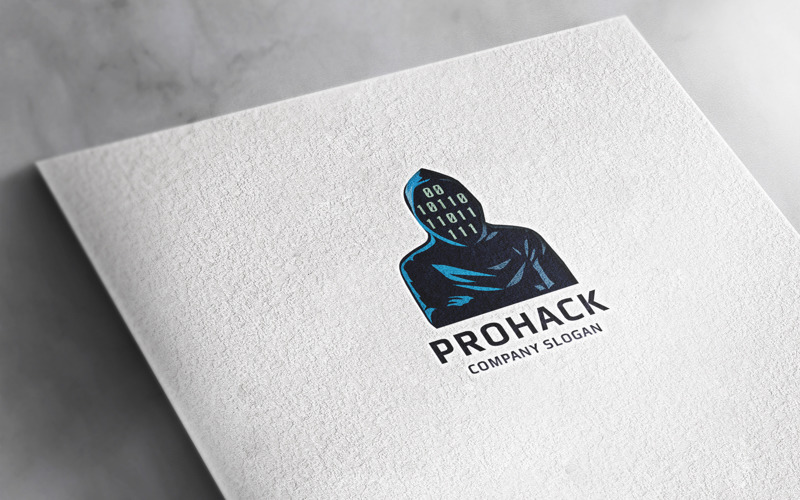 Professional Hacker and Coder Logo Logo Template