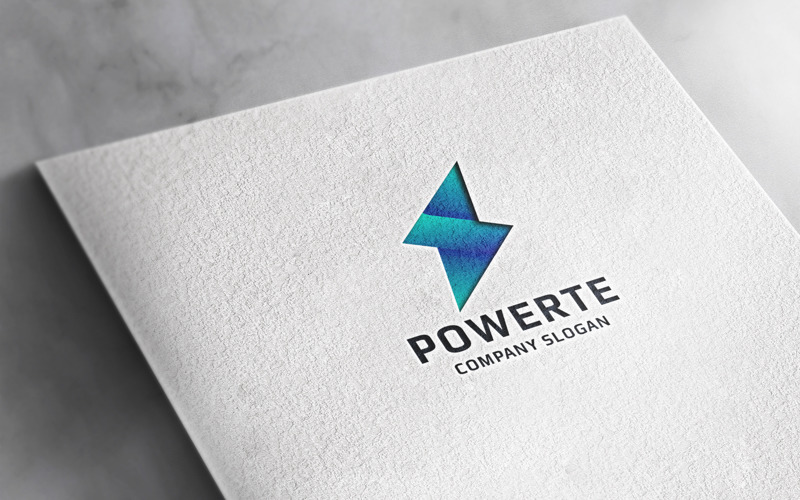 Professional Power Technology Logo Logo Template