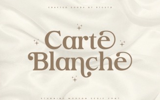 Carte Blanche | Stunning Serif Font