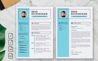 Professional Resume CV Template Design vol 02