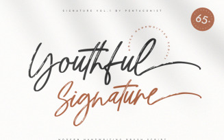 Youthful | Signature Script Font