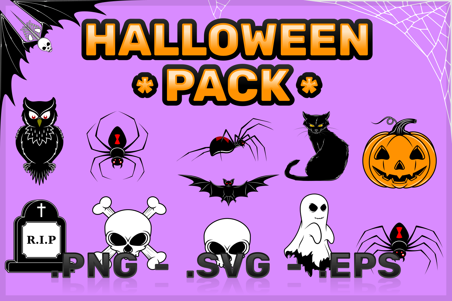 Kit Graphique #273327 Vectors Halloween Web Design - Logo template Preview