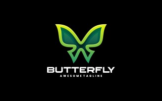 Butterfly Line Art Logo 1