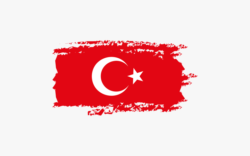 29 Ekim Turkey Flag Pencil Art Vector Vector Graphic