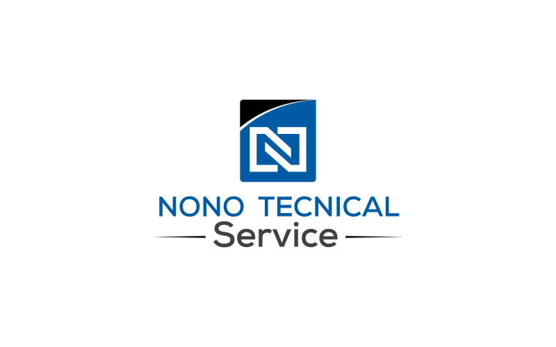 Nono Tecnical N Letter Logo Design Logo Template