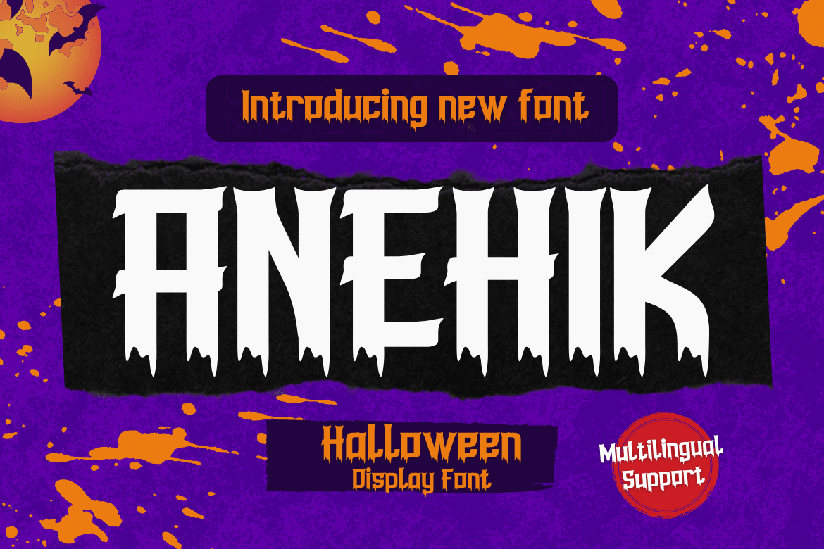 Anehik Display Halloween fonts