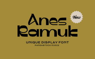 Anes Ramuk Modern Typography Font