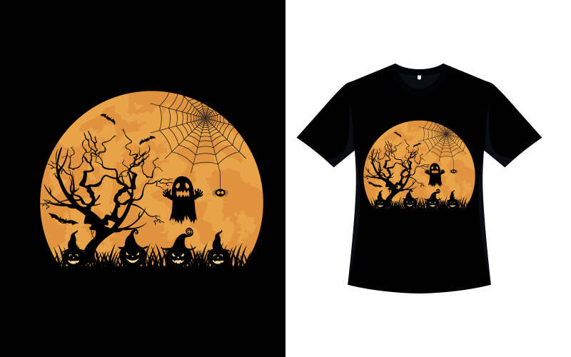 Halloween Vintage T-shirt Art for Print