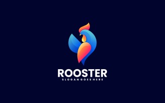 Rooster Gradient Colorful Logo 1