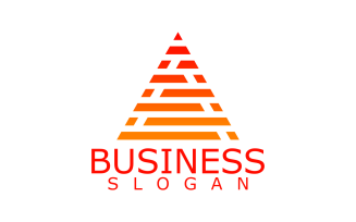 Triangle Elegant Design Logo Template