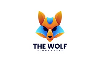 Wolf Gradient Colorful Logo 1