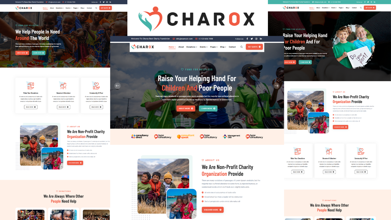 Charox - Charity And Donation HTML5 Template