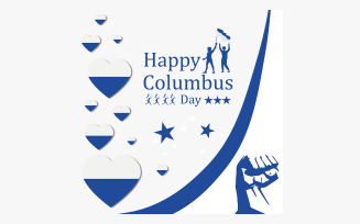 Columbus Day Design Vector