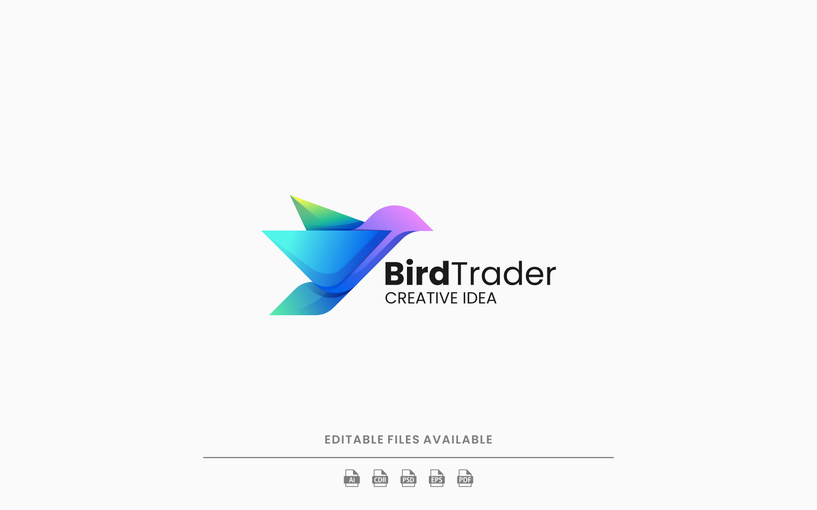Bird Gradient Logo Style Vol.4