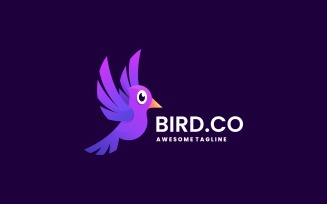 Bird Gradient Logo Style Vol.3