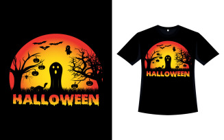 Halloween Nightmare T-shirt Retro Design