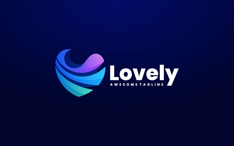 Lovely Gradient Logo Style 1 Logo Template