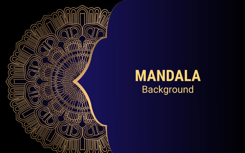 mandala for Henna, Mehndi, tattoo, decoration. Decorative ornament in ethnic oriental style Background