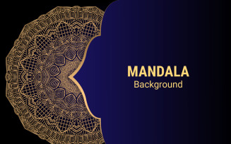 Mandala Islamic Style Luxury arabesque pattern. Ramadan Style Decorative mandala background