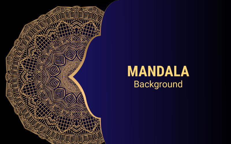 Mandala Islamic Style Luxury arabesque pattern. Ramadan Style Decorative mandala background Background