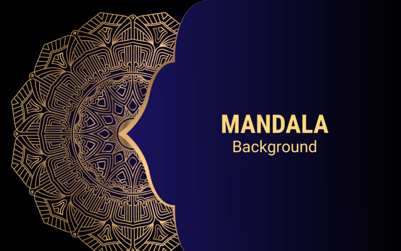 Mandala Islamic Style Luxury arabesque Background