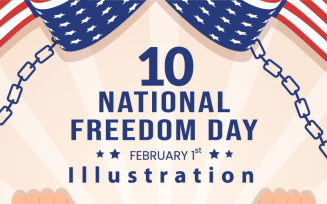10 National Freedom Day Illustration