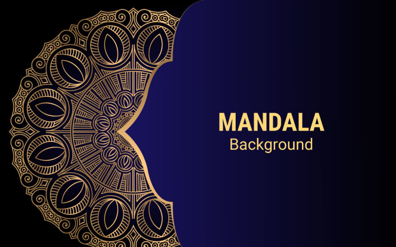 Ramadan Style Decorative mandala Background