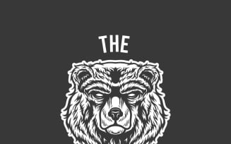 Bear Head Logo vector template