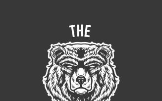 Bear Head Logo vector template