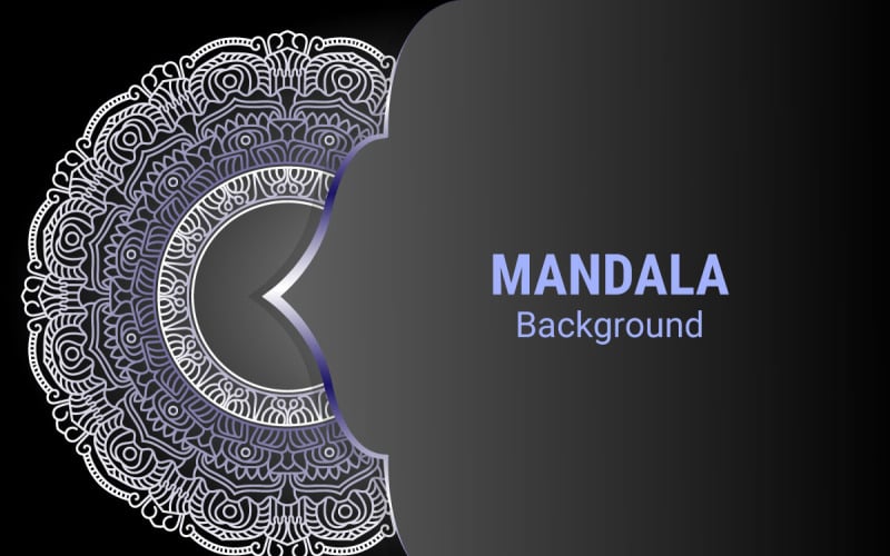 Luxury ornamental mandala design background Background