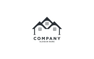 Real Estate Property Logo Design Template