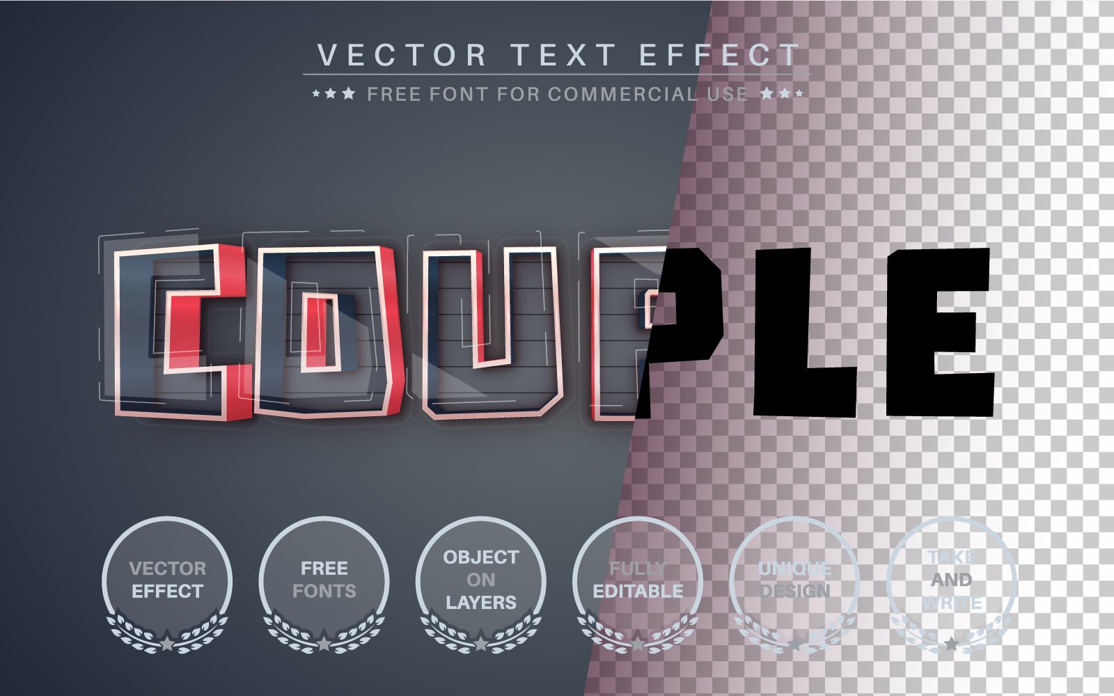 Template #273829 Effect Font Webdesign Template - Logo template Preview